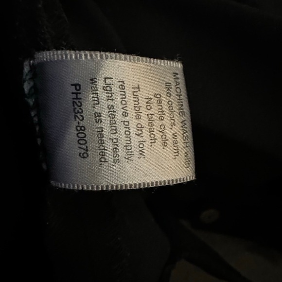 Pendleton 8P‎ Petite Black Dress Pants Straight Leg Trousers Career Work - Picture 5 of 5